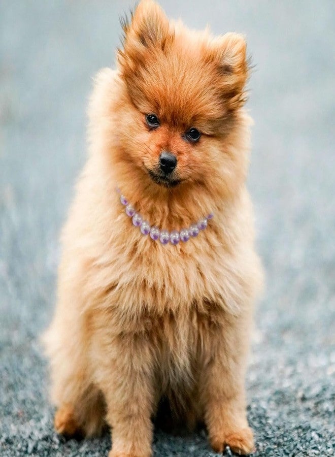Madison Tyler Dog Pearl Necklace | Durable Dog Necklace | Cute Fashion Pet Collar for Dog | Light Pearl Jewelry Bold Puppy Accessories | Pet Necklace Gift 16 Inches - Image 2