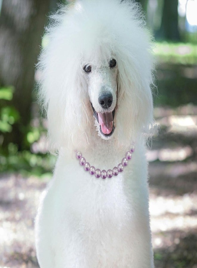 Madison Tyler Dog Pearl Necklace | Durable Dog Necklace | Cute Fashion Pet Collar for Dog | Light Pearl Jewelry Bold Puppy Accessories | Pet Necklace Gift 16 Inches - Image 4