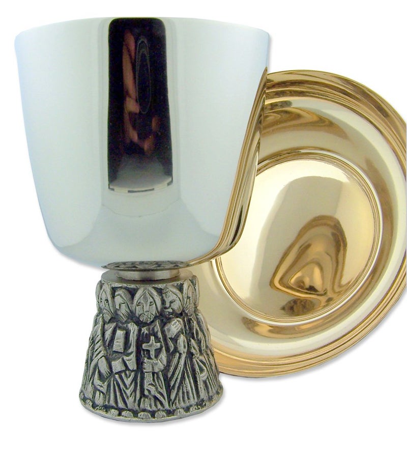 Last Supper Chalice and Bowl Paten