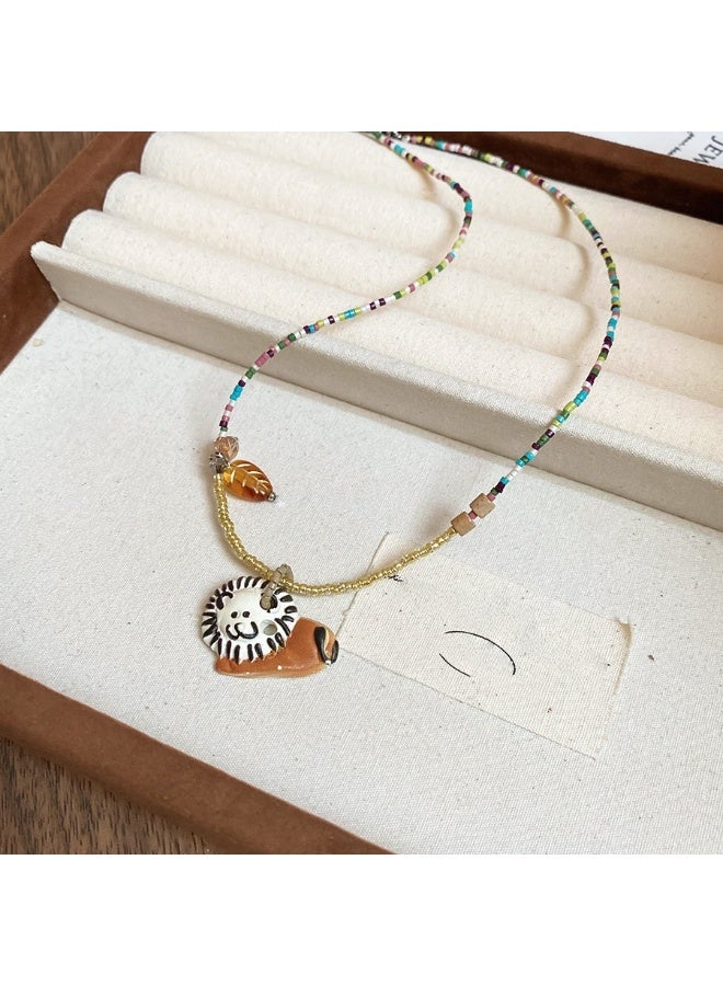Mark Fairwhale Fashionable Retro Light Luxury Personalized Necklace 