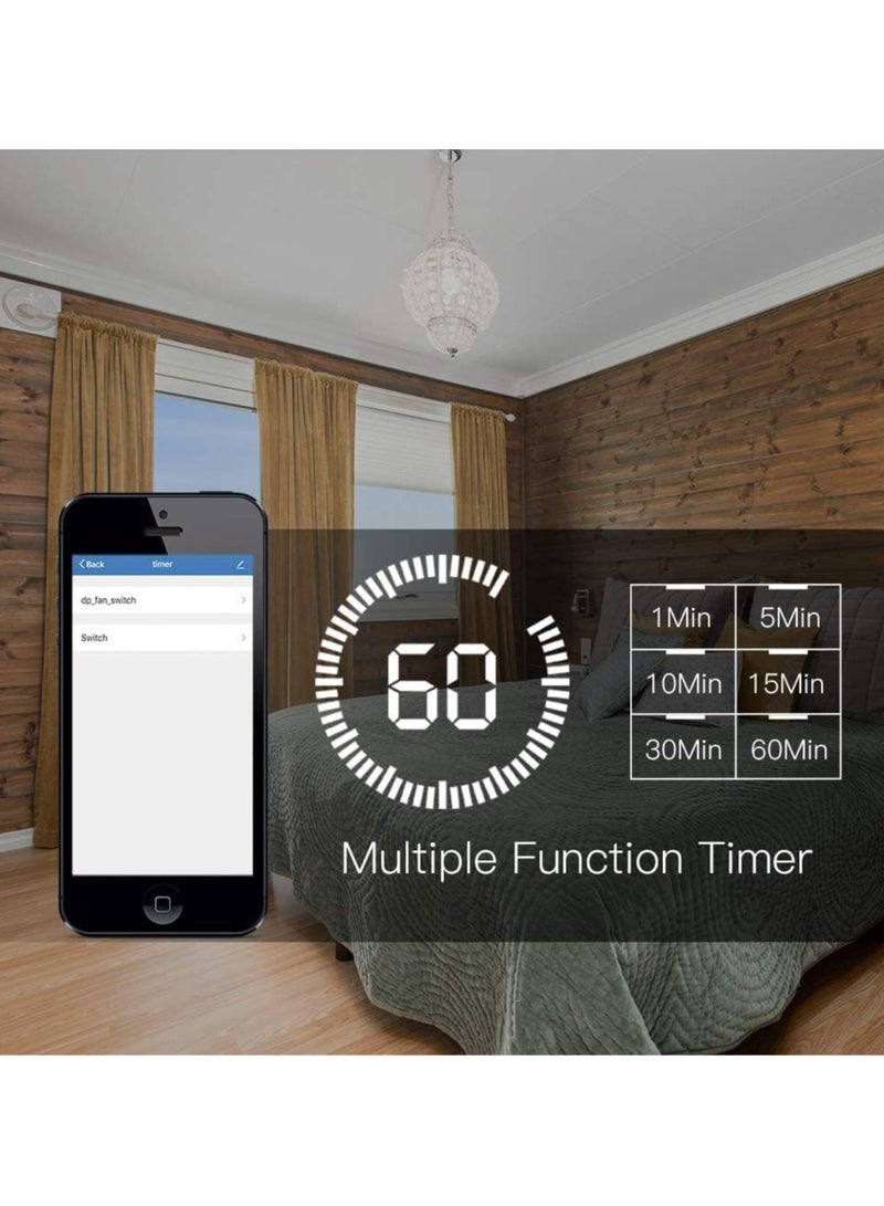 Tuya  Zigbee Smart shutter Switch single white - Image 3
