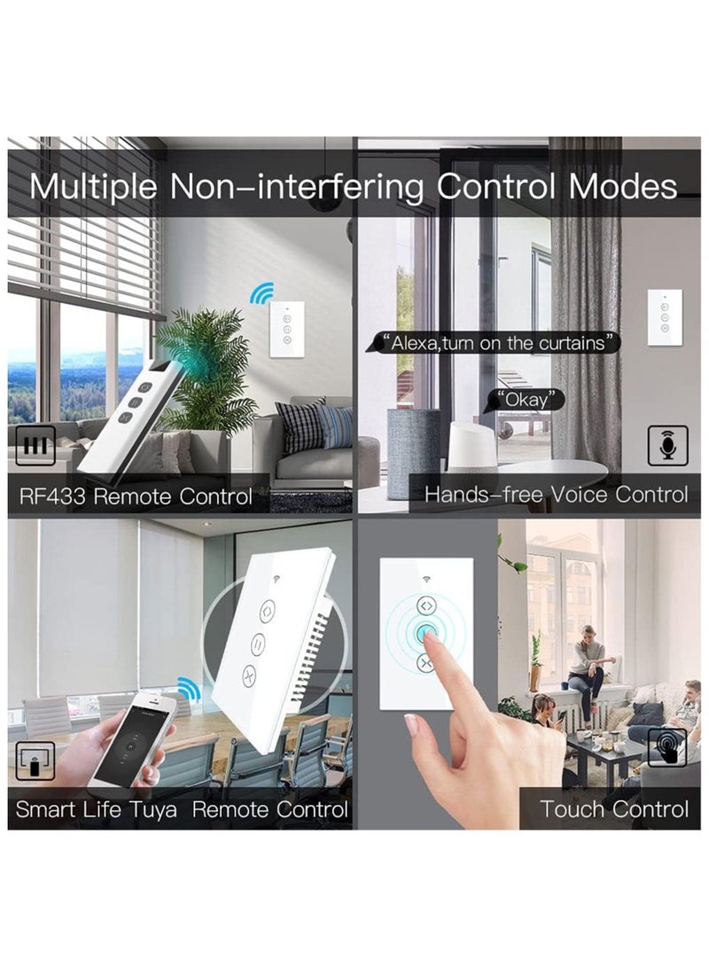 Tuya  Zigbee Smart shutter Switch single white - Image 4