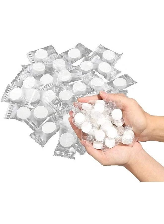 100PCS Disposable Compressed Towels Portable Soft Cotton Bath Towels Individually Wrapped Face Towel for Travel Sport Home  - Image 1