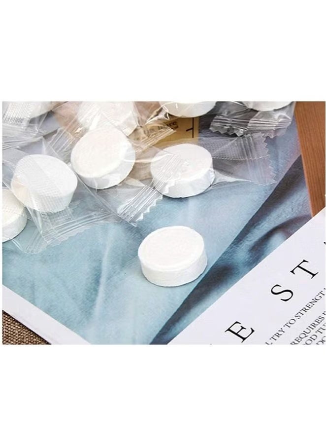100PCS Disposable Compressed Towels Portable Soft Cotton Bath Towels Individually Wrapped Face Towel for Travel Sport Home  - Image 5