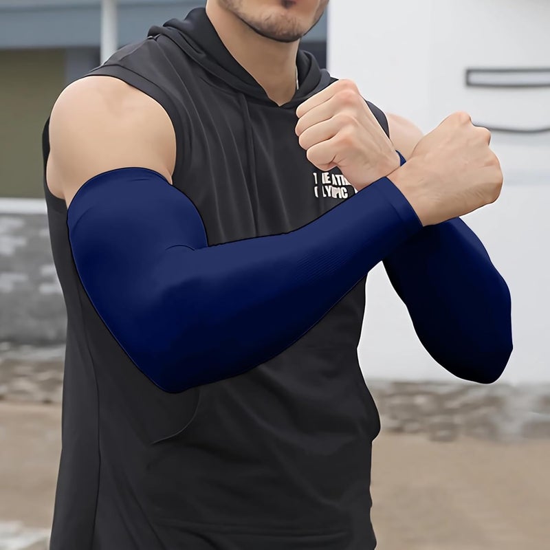 EGOFLEX Arm Sleeves for Men and Women Compression UV Sun Protection Tattoo Cover Up Baseball Basketball Football Golf Running - Image 5