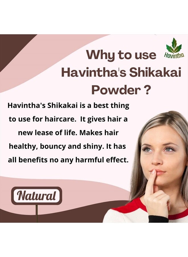 Havintha Shikakai Powder Organic for Hair - 227 Grams - Image 4