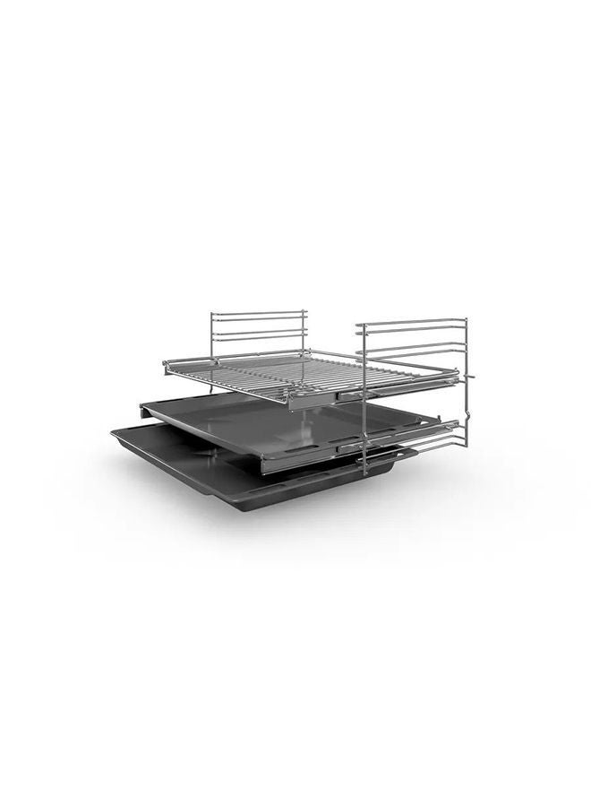 BOSCH Serie | 6 Built-in oven 60 x 60 cm Stainless steel HBJ558YS0G Black - Image 4