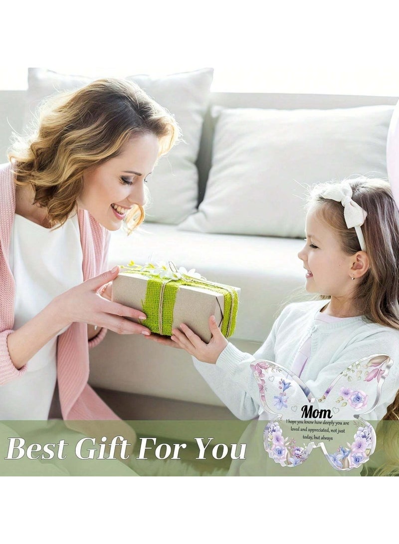 Acrylic erfly Mother's Day Gift with Touching Words for Mom A special gift for Mother's Day or special occasions - Image 4