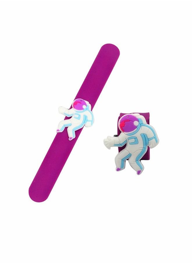 GROIC 6 Pack Cartoon Silicone Wristbands Space Bracelets Alien Bracelets Cute Silicone Bracelets Kids Bands Party Supplies  - Image 5