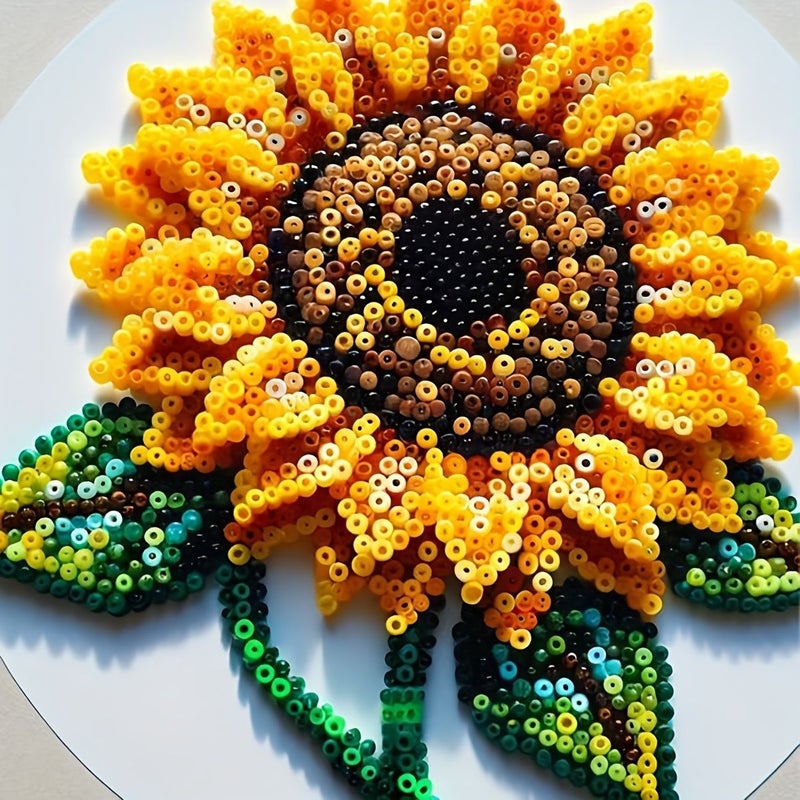 Orange Yellow 24 Color Melting Bead Kit With Refill Pieces Gift Set - Image 5