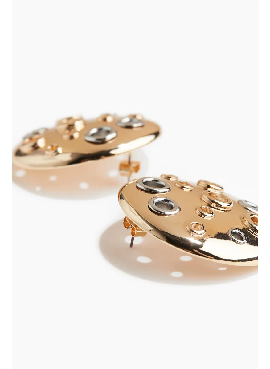 H&M Eyelet-Detail Earrings