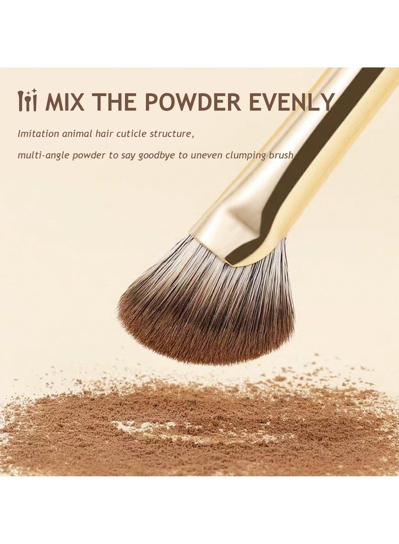 Generic 15-Piece Makeup Brush Set – Professional Brushes for Women, Including Blending, Eyebrow, Eyeshadow, Eyeliner, and Concealer Brushes  - Image 4