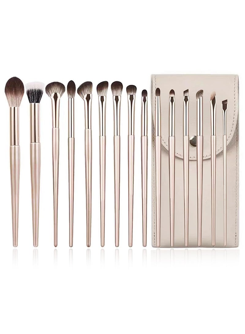 Generic 15-Piece Makeup Brush Set – Professional Brushes for Women, Including Blending, Eyebrow, Eyeshadow, Eyeliner, and Concealer Brushes  - Image 1