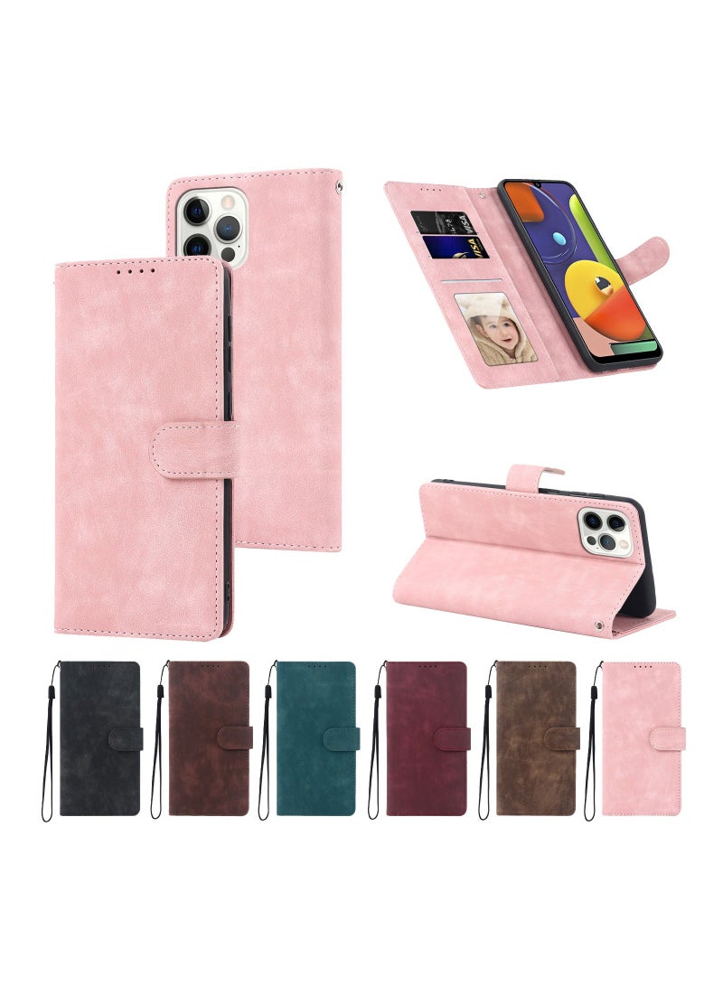 Suteni Flip Cover Leather Protective Hidden Card Slots Phone Case for iPhone - Image 3