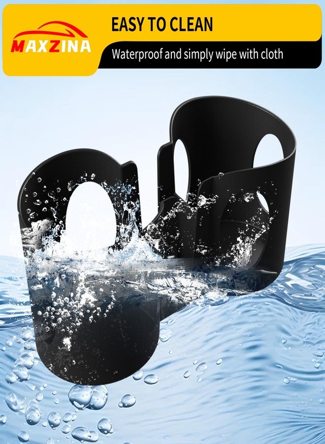 Maxzina حامل أكواب ماكسينا متوافق مع حامل أكواب وحدة التحكم المركزية لسيارة شيفروليه كولورادو وجي إم سي كانيون موديلات 2023-2025، صندوق تخزين داخلي من السيليكون، منظم مسند الذراع الداخلي لملحقات شيفروليه كولورادو 2024 - Image 5