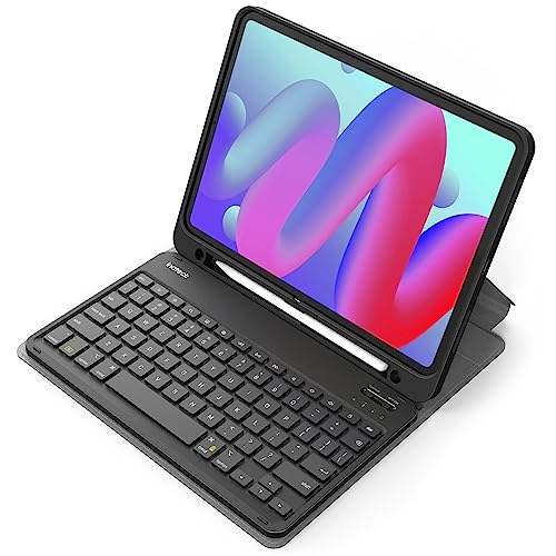 Inateck iPad 10th/11th Generation Keyboard Case, Compatible A16 2025 11", Air 11" M3/M2 (2025/2024), Air 5/4, Pro 11 4/3/2/1, Magnetic Detachable Keyboard with Pencil Holder, KB04002 (Black) - Image 1