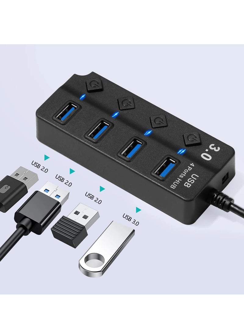 USB 3.0 HUB 4 Ports With Power Switches - Image 3