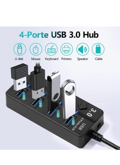 Generic USB 3.0 HUB 4 Ports With Power Switches  - Image 2
