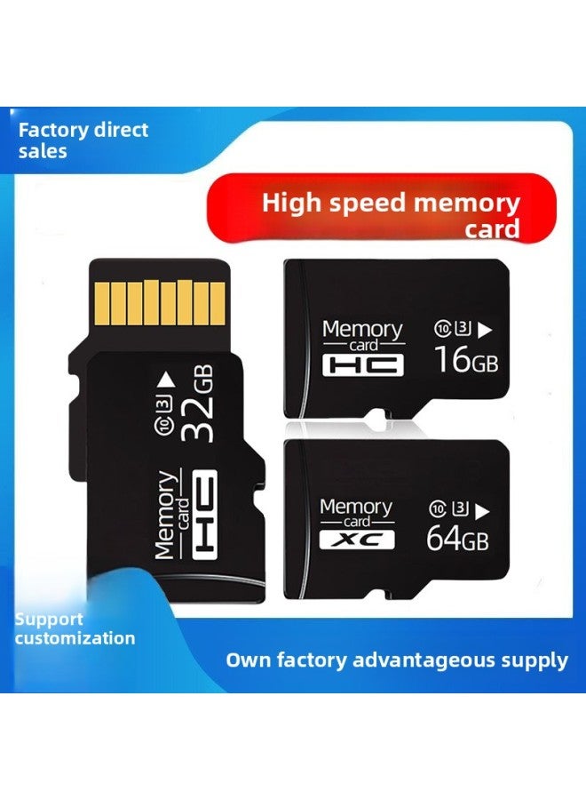 Factory Direct 8G Memory Card 16G Camera 32G Mobile Phone 128G Monitoring 64G Tf Card Driving Recorder TF 