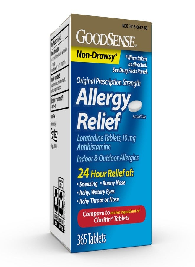 GoodSense Allergy Relief Loratadine Tablets 10 mg, Antihistamine, Allergy Medicine for 24 Hour Allergy Relief, 365 Count - Image 1