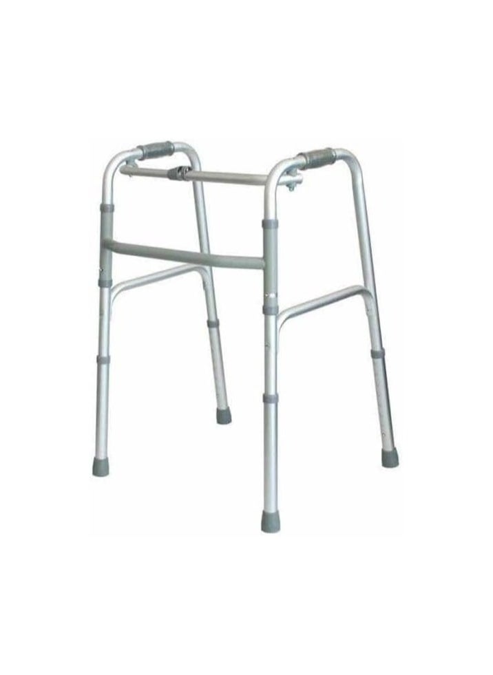 AKM Walker Lightweight  Folding Aluminum Medical Indoor   Outdoor Without Wheels Walker for Seniors  Adults  Patients   Disabled People  - Image 1
