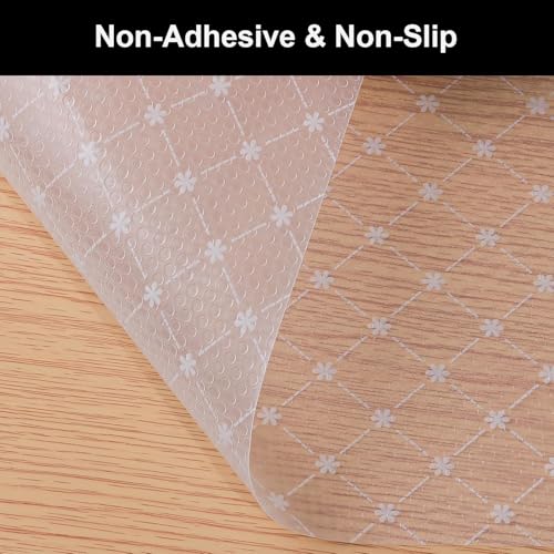 ElastPro (45 cm X 1.5 m) Printed Shelf Liners for Kitchen Shelves, Drawer Mat, Shelf Liner, Fridge Mats, Kitchen Cabinet Drawer Mat Liner Sheets (Square Plain Print) - Image 4