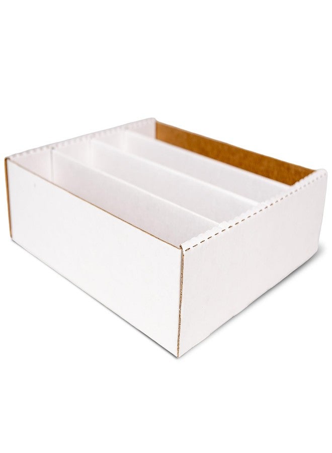 Easy Playhouse: Trading Card Storage Box - 3200ct Capacity, White Cardboard Divided Organizer, Sports-Gaming-Deck Building, Hobbyists & Collectors - Image 4