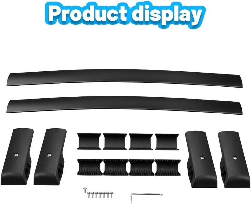 HEKA Cross Bars Roof Racks for 2018-2023 Subaru XV Crosstrek - Aluminum Cargo Carrier - Image 3