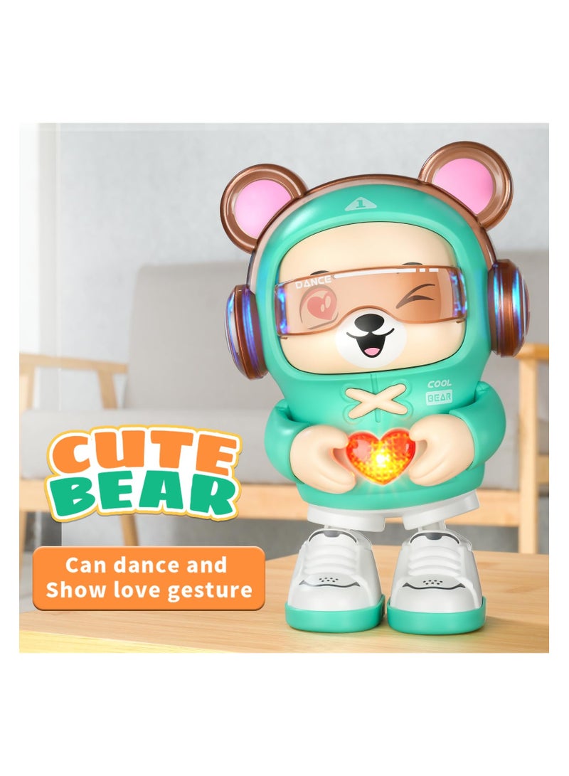 SYOSI Interactive Baby Toys, Love Gesture, Fun Moving Crawling Toy for Babies Age 6-12 Months, with Light&Musical, Dancing, Tummy Time Toys for Gifts Toddlers Christmas Stocking Stuffers - Image 2