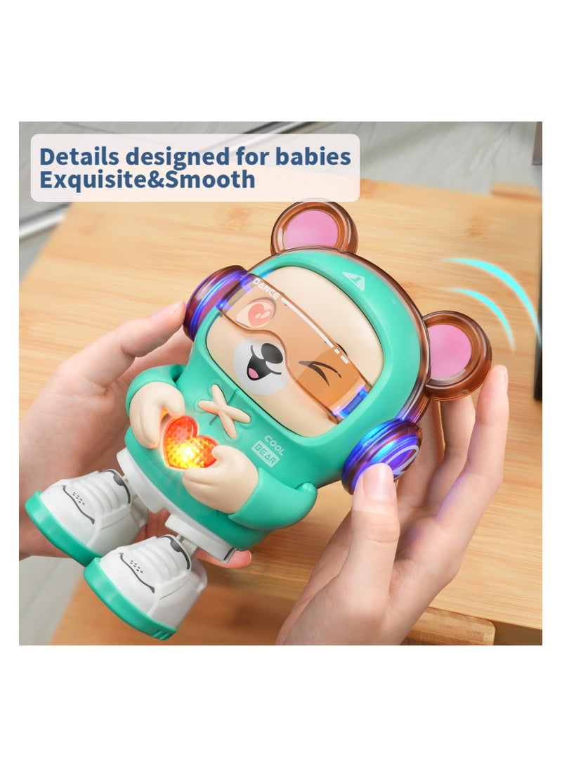 SYOSI Interactive Baby Toys, Love Gesture, Fun Moving Crawling Toy for Babies Age 6-12 Months, with Light&Musical, Dancing, Tummy Time Toys for Gifts Toddlers Christmas Stocking Stuffers - Image 4