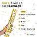 YESHOW Confetti Cannon Party Poppers Gold6 pack YESHOW Confetti Shooters Blaster for Birthday Graduation Wedding Christmas New Years Eve and Valentines Day Any Celebrations - Image 3