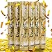 YESHOW Confetti Cannon Party Poppers Gold6 pack YESHOW Confetti Shooters Blaster for Birthday Graduation Wedding Christmas New Years Eve and Valentines Day Any Celebrations - Image 2
