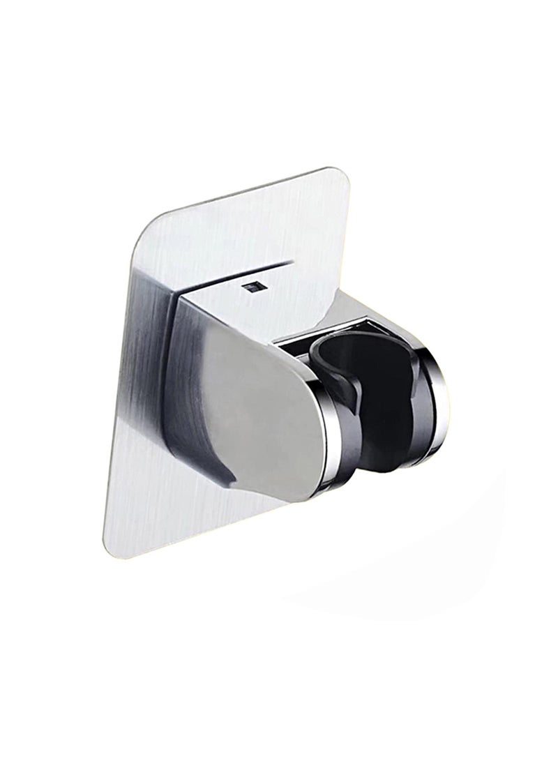 Sweet seven Adjustable Self-Adhesive Shower Head Holder - Chrome Bathroom Wall Mount Bracket for Handheld Shower Wand, Easy Installation, ABS Construction - Image 1