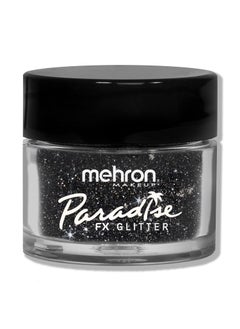 mehron Mehron Makeup Paradise Glitter FX | Professional Cosmetic for Makeup & Art | Vibrant & Shimmering Loose Glitter .25 oz (7 g) (Black) 