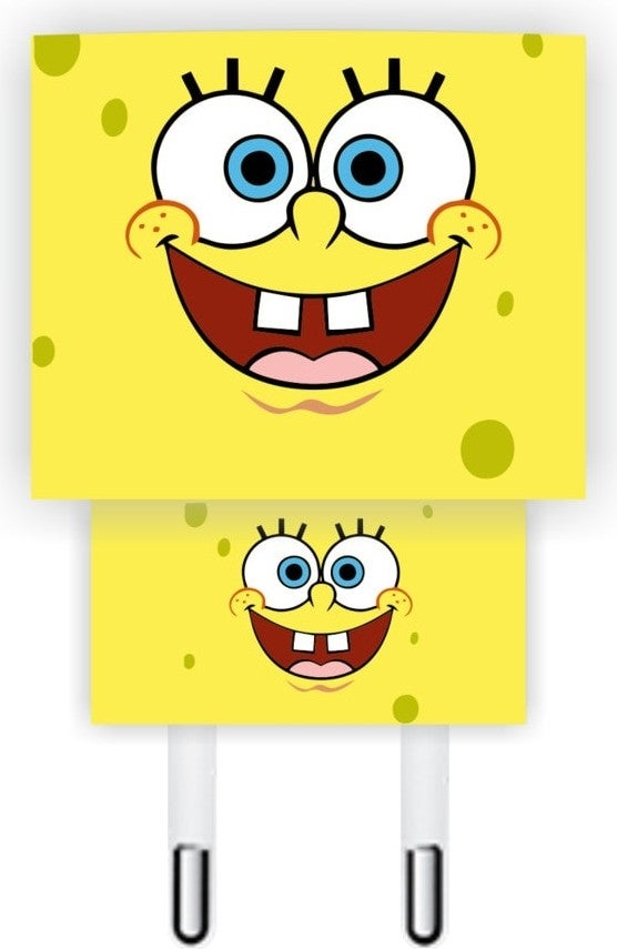 Quart Aksesuar Quart Accessory Iphone 20W Charger Cover SpongeBob Charger Sticker - Image 1