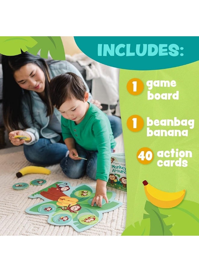 Peaceable Kingdom Monkey Around First Game for Toddlers Interactive play with Parent Ages 2+ - Image 2