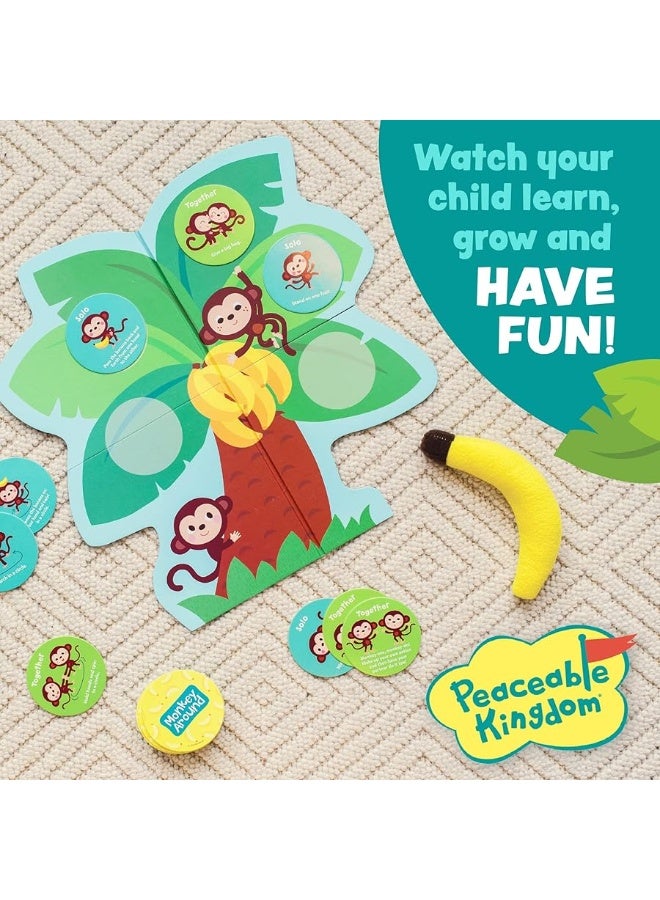Peaceable Kingdom Monkey Around First Game for Toddlers Interactive play with Parent Ages 2+ - Image 4