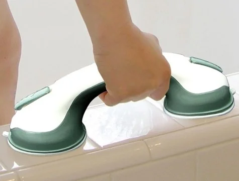 Rennway Bathroom Holder with Lock Suction Cup Helping Handle