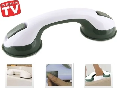 Rennway Bathroom Holder with Lock Suction Cup Helping Handle