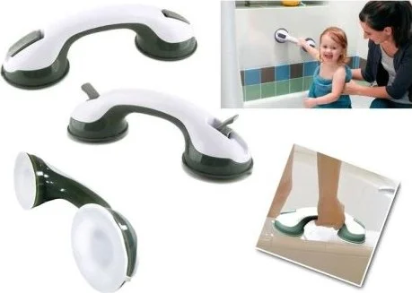 Rennway Bathroom Holder with Lock Suction Cup Helping Handle