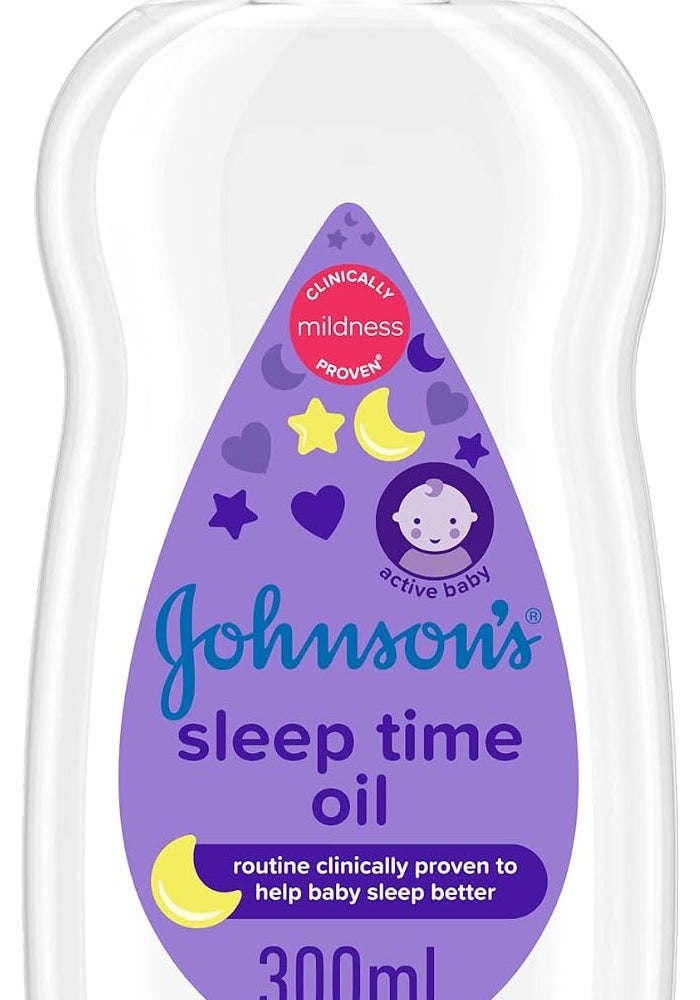 Johnson's Baby Moisturising Oil - Sleep Time, 300ml - Image 1