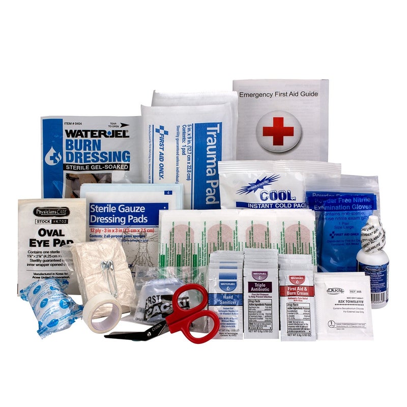 First Aid Only 90583 25Person Emergency First Aid Kit Refill Supplies for Business Compatible with First Aid Only ANSI 2015 A 90560 90562 and 90588 Kits 89 Pieces - Image 1