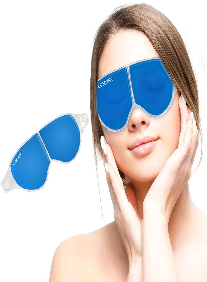 LUMONY® Combo Cooling Gel Relaxing Cool face mask & Cooling Relaxing Eye Mask for Suitable for All Family Members (Face Mask + Eye Mask) - Image 2