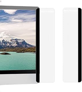 Lechay Lechay Monitor Memo Board Computer, Monitor Sticky Note Holder, Acrylic Transparent Message Board for Office 1 Set(Left  - Image 1