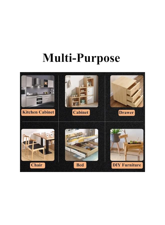 promass 10 Pcs Adjustable L-Shape Corner Brace with Slot, Metal Connector Slidable Slotted Joint Right Angle Bracket Fastener for Wood Chair Bookshelf Board Window Furniture Cabinet DIY - Image 4