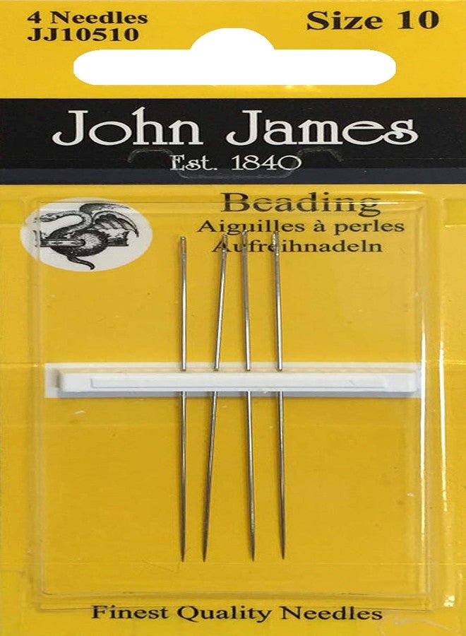 Colonial Needle John James Beading Hand Needles-Size 10 4/Pkg - Image 2