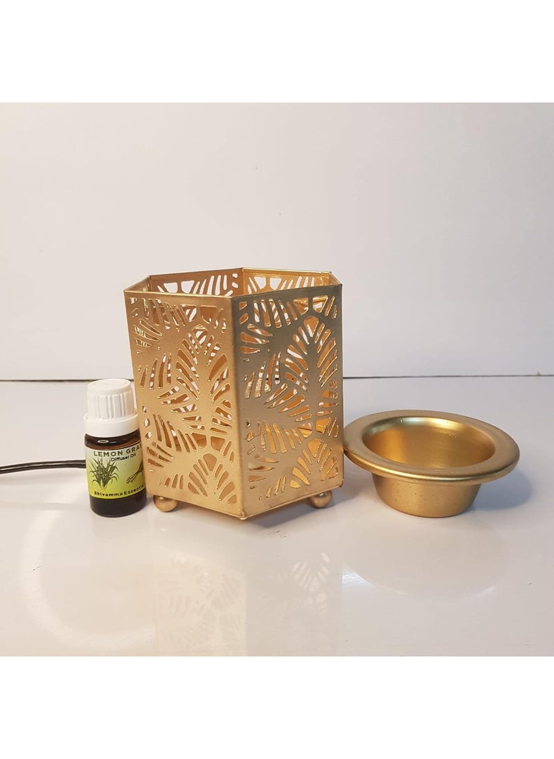 R.R.V. INTERNATIONAL RRV INTERNATIONAL Decorative Electric Moroccan StyleAroma Oil Burner Diffuser for Home Fragrance with 10ml Aroma Oil_ R 1979  - Image 2