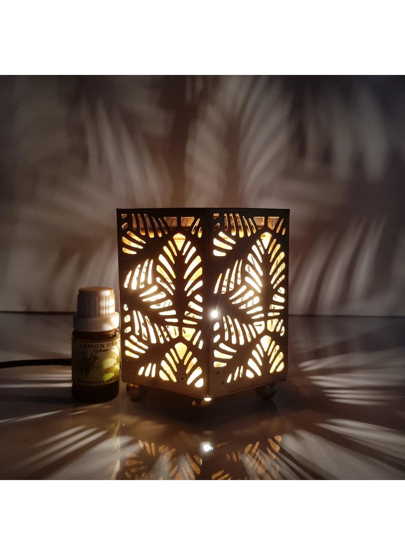 R.R.V. INTERNATIONAL RRV INTERNATIONAL Decorative Electric Moroccan StyleAroma Oil Burner Diffuser for Home Fragrance with 10ml Aroma Oil_ R 1979  - Image 1