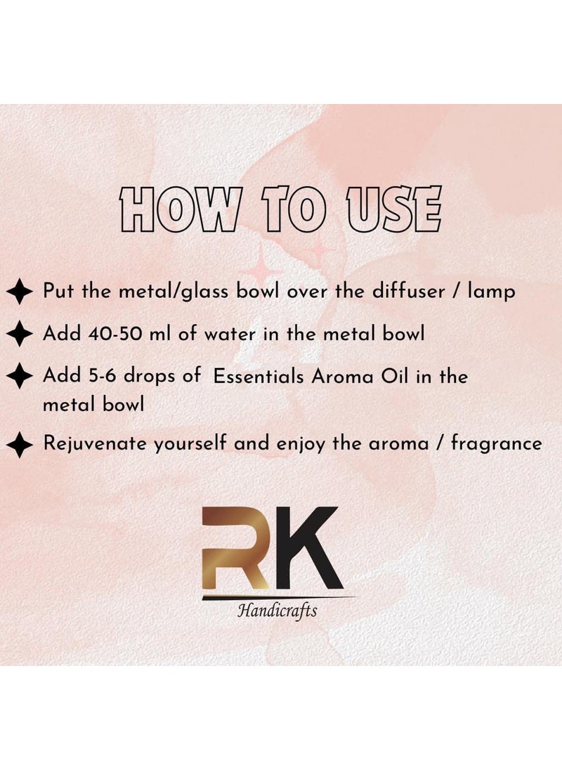R.R.V. INTERNATIONAL RRV INTERNATIONAL Decorative Electric Moroccan StyleAroma Oil Burner Diffuser for Home Fragrance with 10ml Aroma Oil_ R 1979  - Image 5