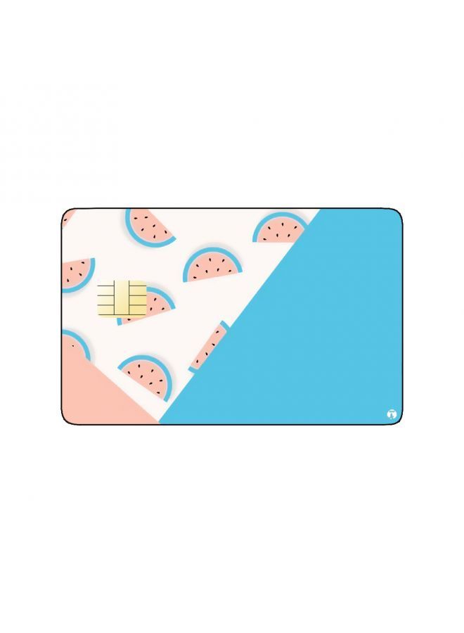 RKN PRINTED BANK CARD STICKER Delicious Watermelon Drawing - Image 2